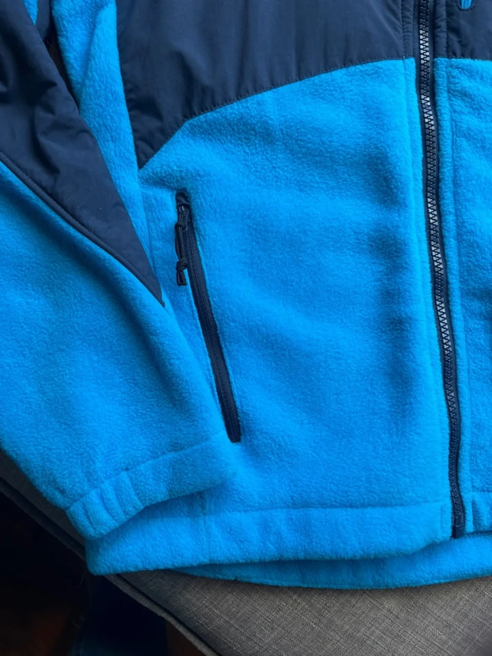 Columbia Sportswear Blue Fleece Jacket Coat Youth Large 14/16